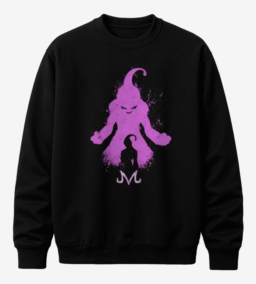 Poleron polo Negro de Majin boo