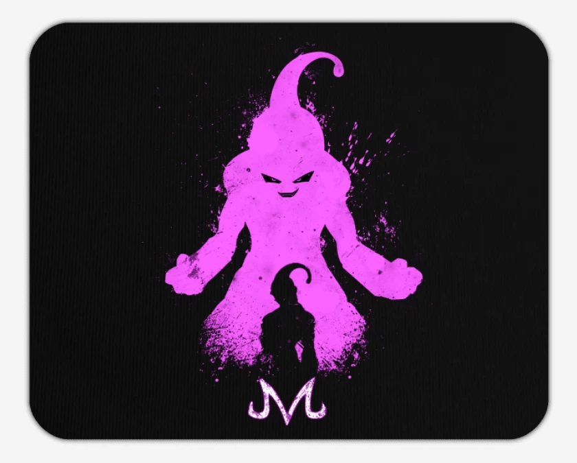 Mousepad Negro de Majin boo