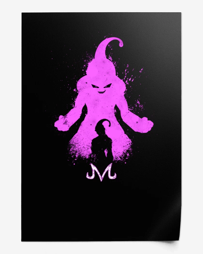 Print Negro de Majin boo