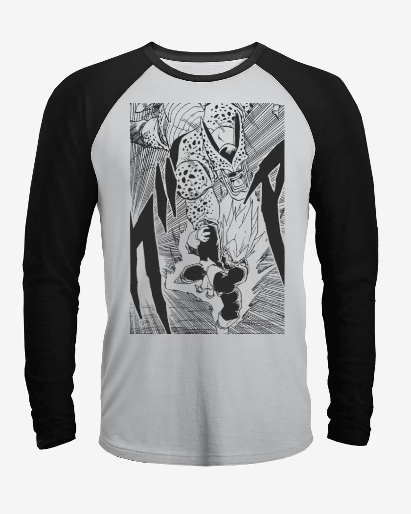 Polera Raglan Vegeta vs cell