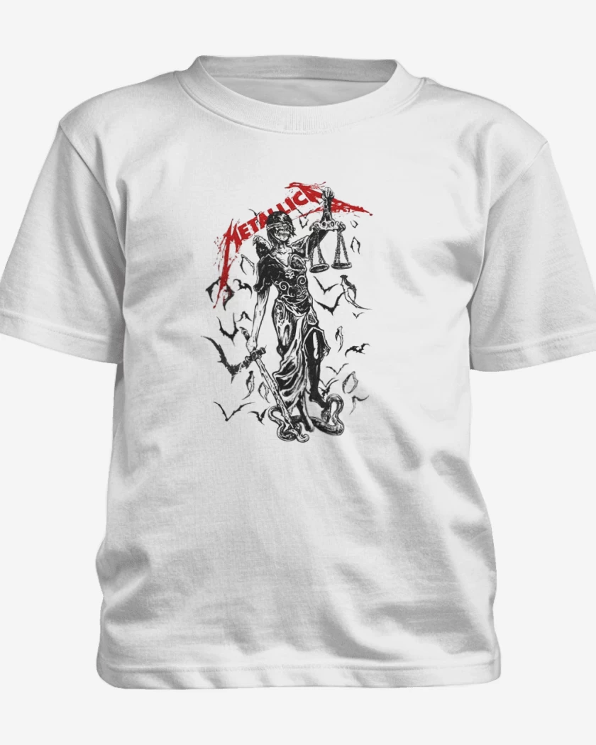 Polera de niño Metallica and justice