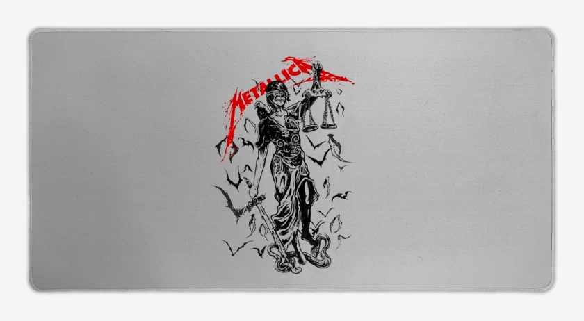 Mouse pad Gamer Metallica and justice