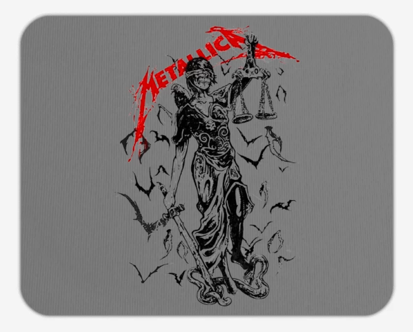 Mousepad Metallica and justice