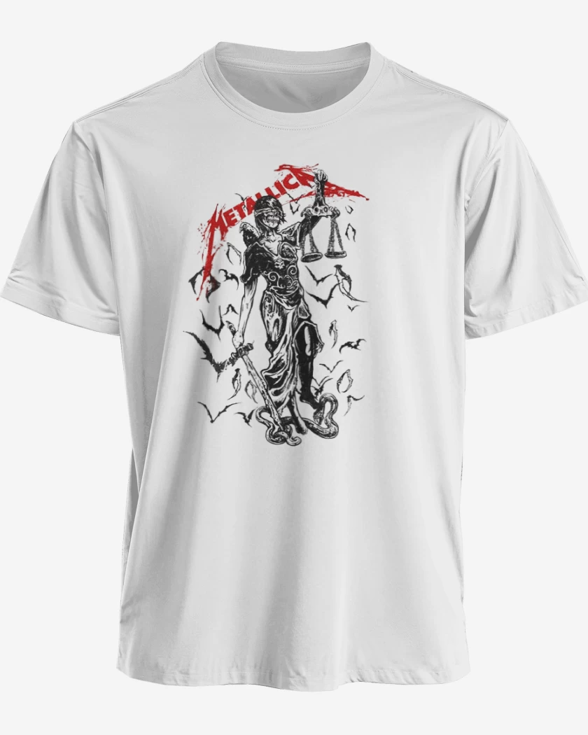 Polera premium Metallica and justice