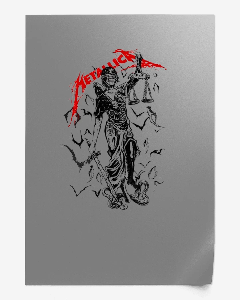 Print Metallica and justice