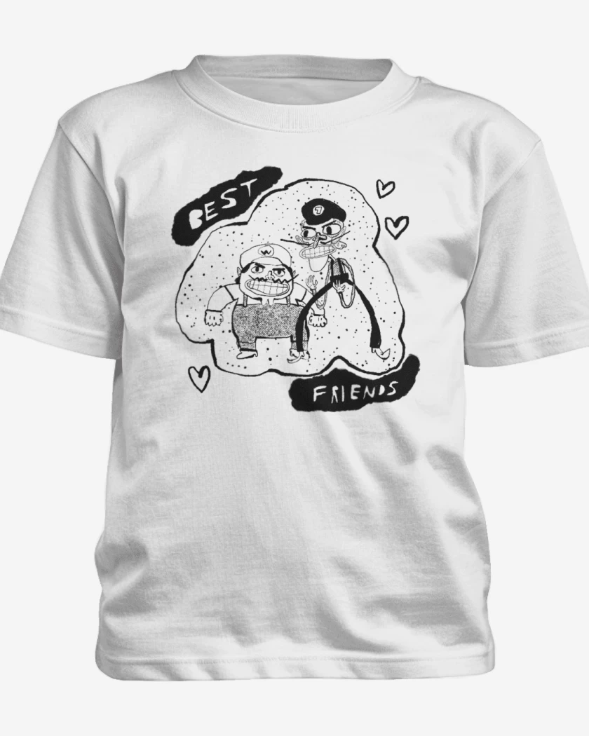 Polera de niño Blanco de Best Friends 