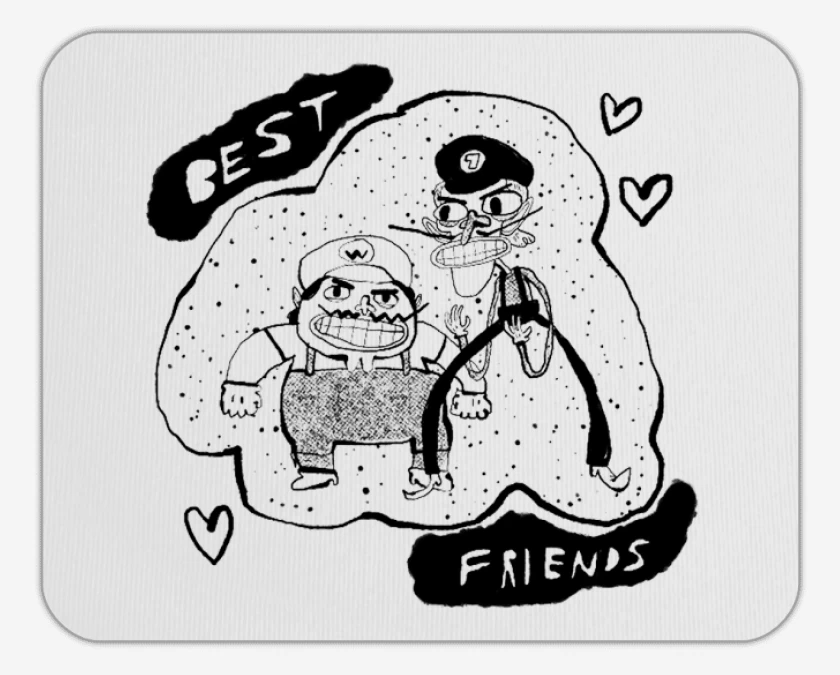Mousepad Best Friends 
