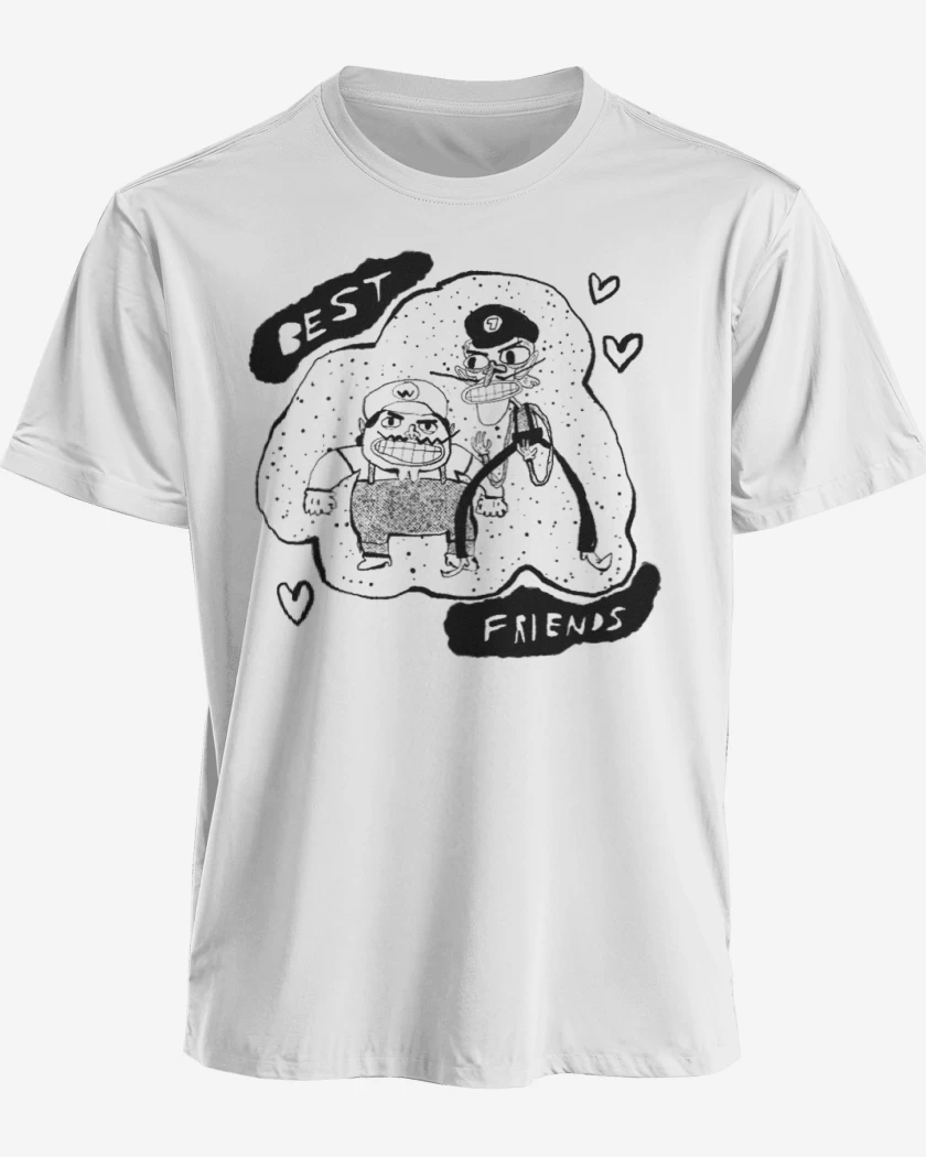 Polera premium Blanco de Best Friends 