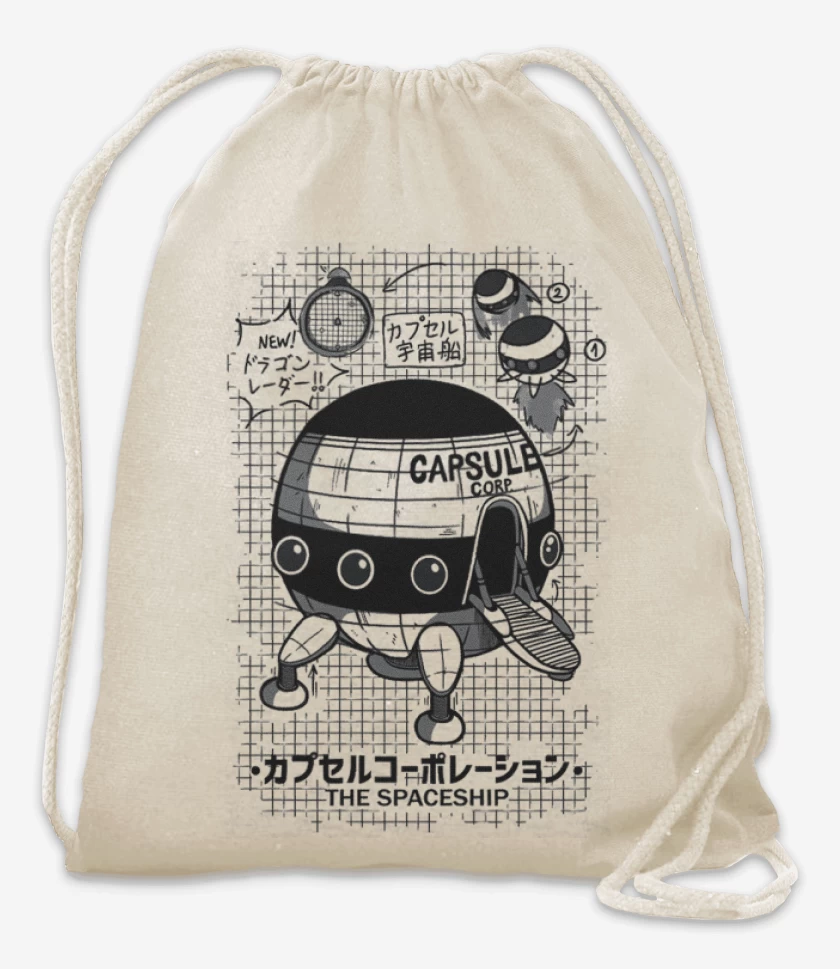 Mochila Blanco de Nave espacial capsule