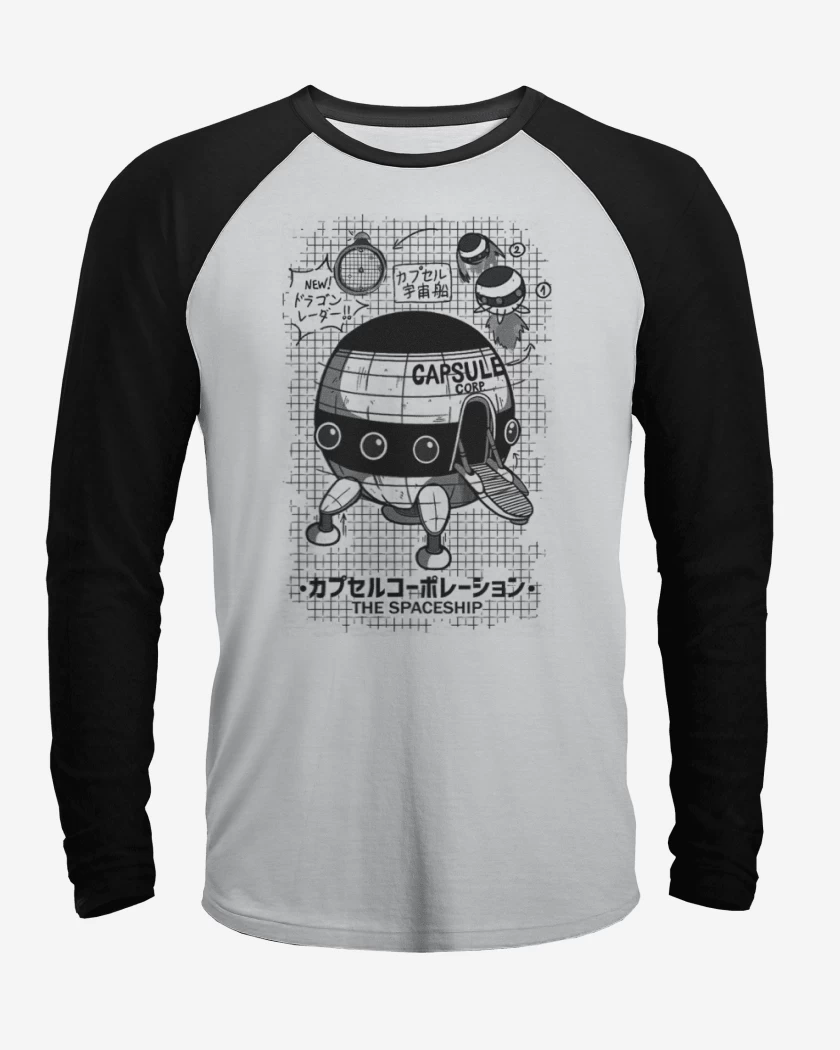 Polera Raglan Nave espacial capsule