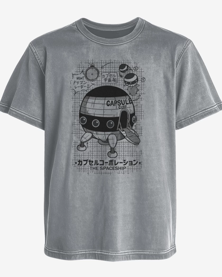 Polera desgastada Nave espacial capsule