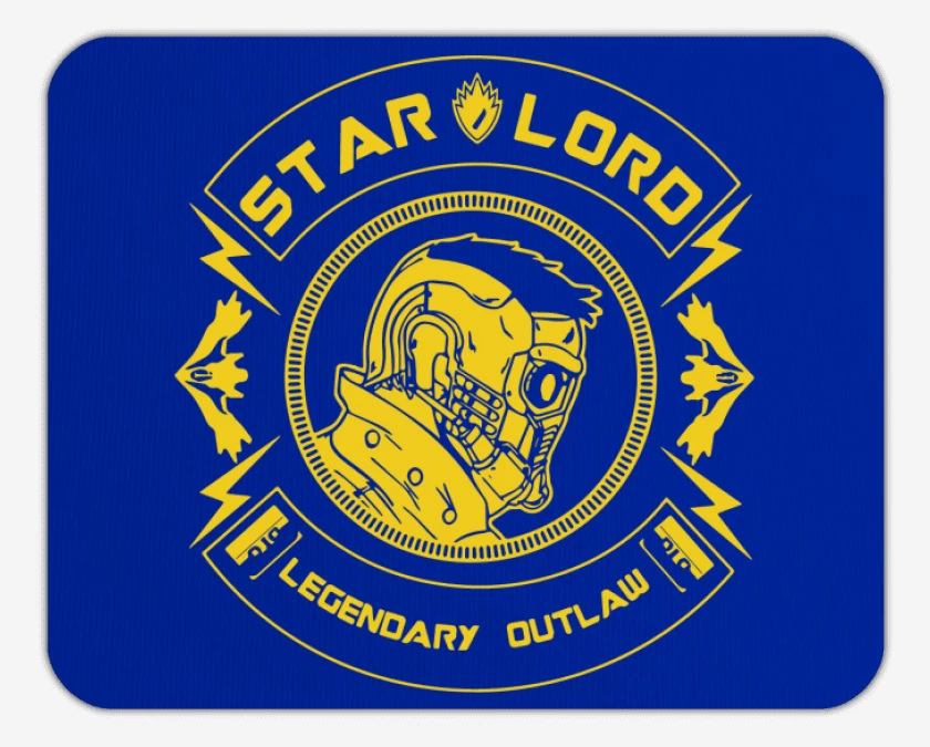 Mousepad Star Lord - Legendary Outlaw
