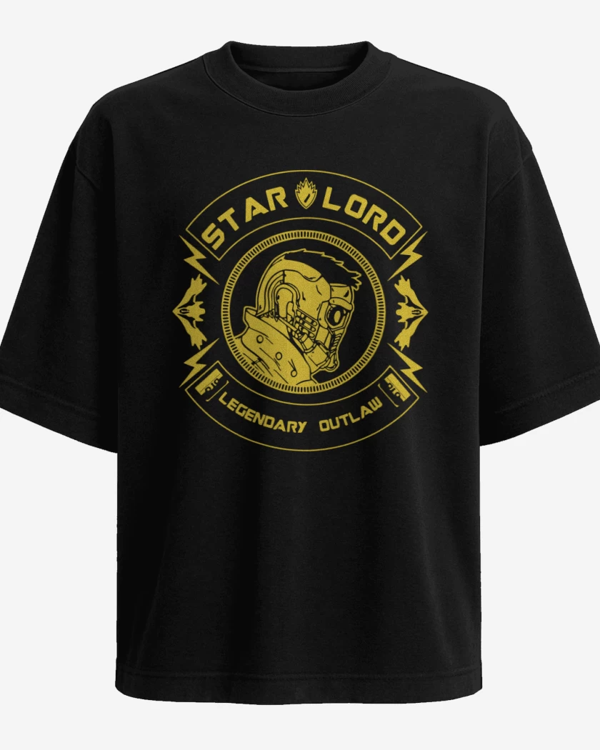 Polera Oversize Star Lord - Legendary Outlaw