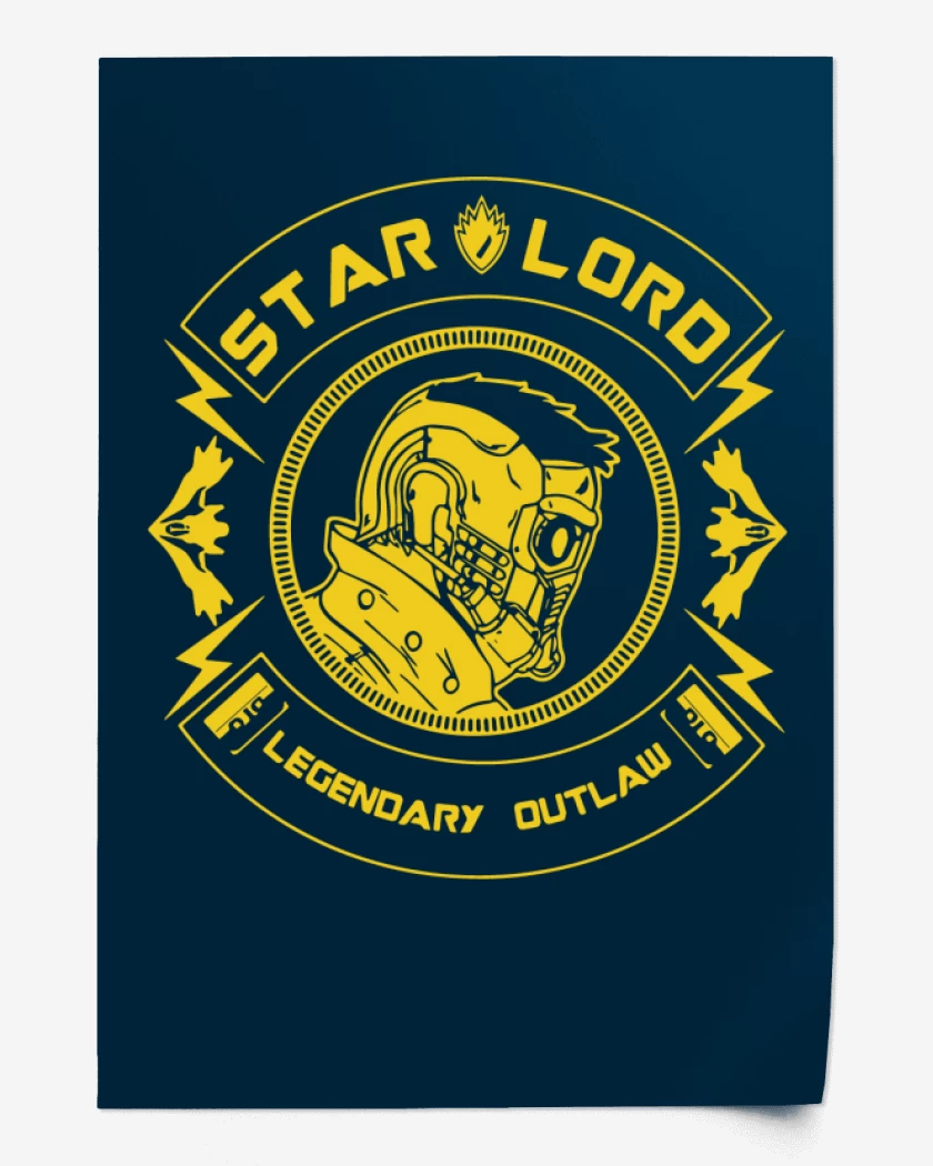 Print Star Lord - Legendary Outlaw
