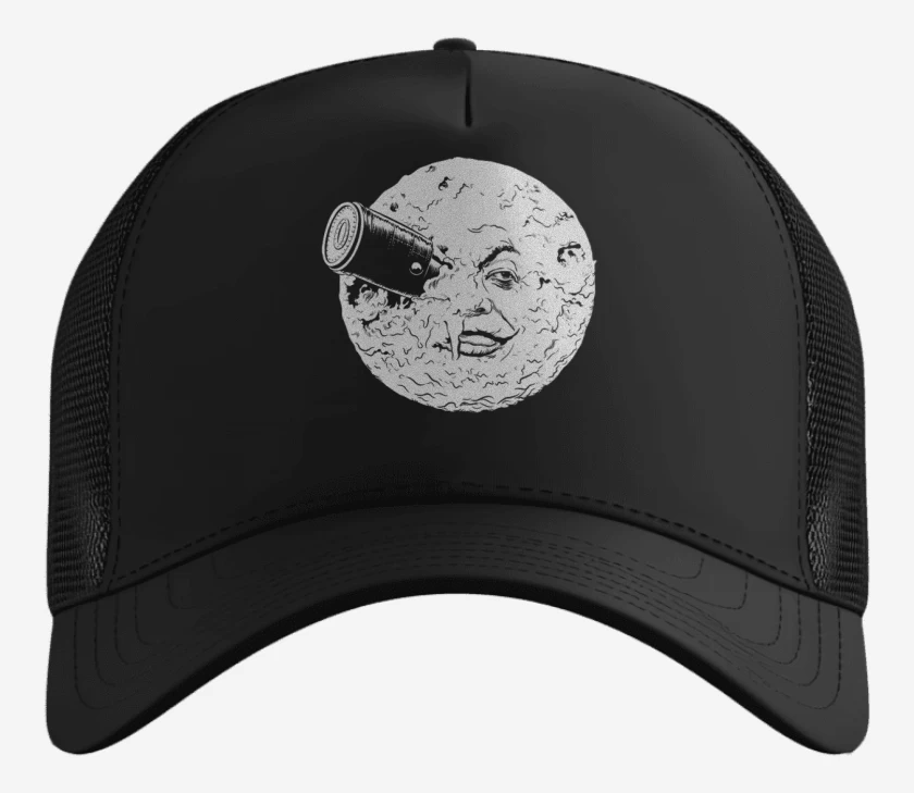 Gorro Negro de Viaje a la luna