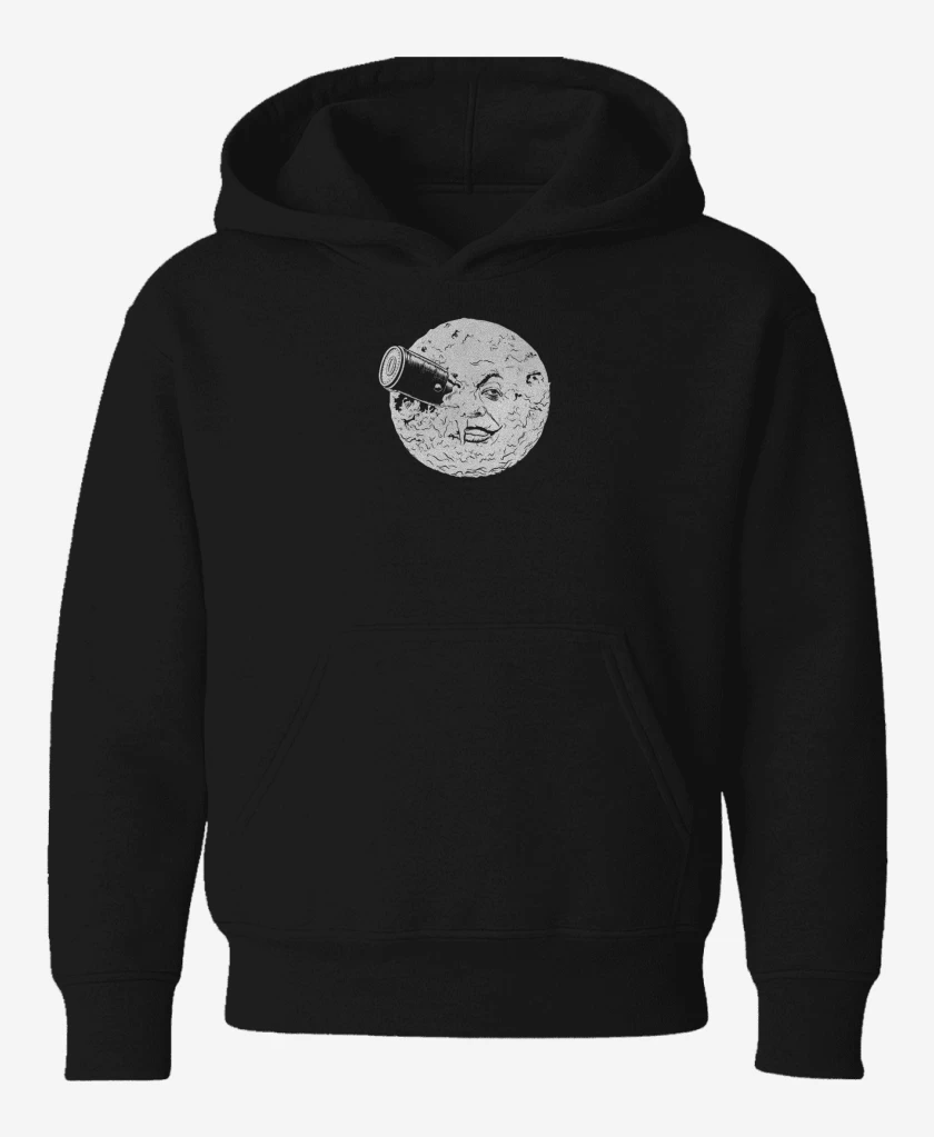 Poleron de niño Negro de Viaje a la luna