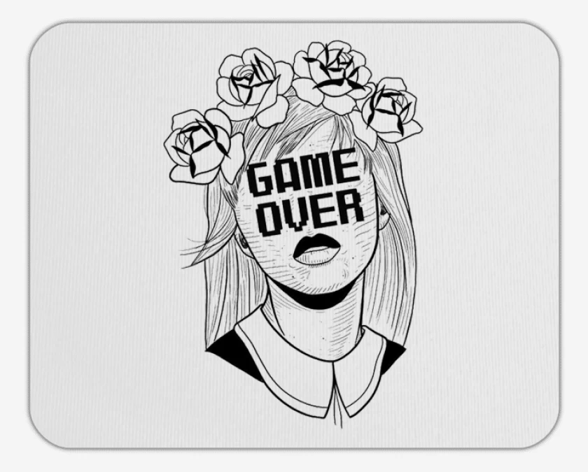 Mousepad Game over 2