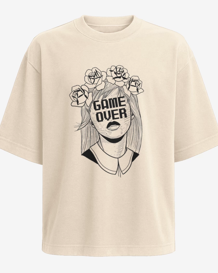 Polera Oversize Game over 2