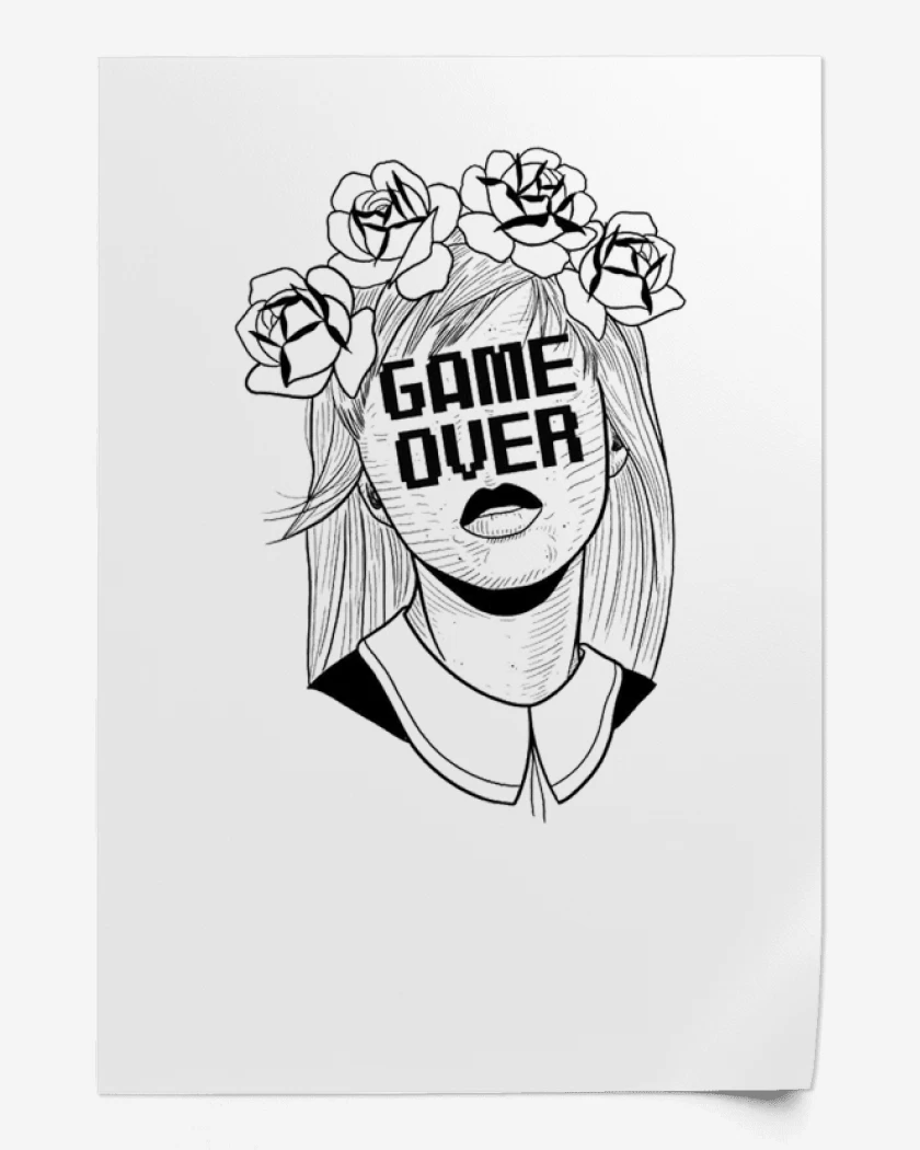 Print Game over 2