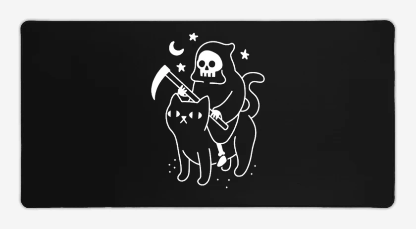 Mouse pad Gamer Gatito de la muerte