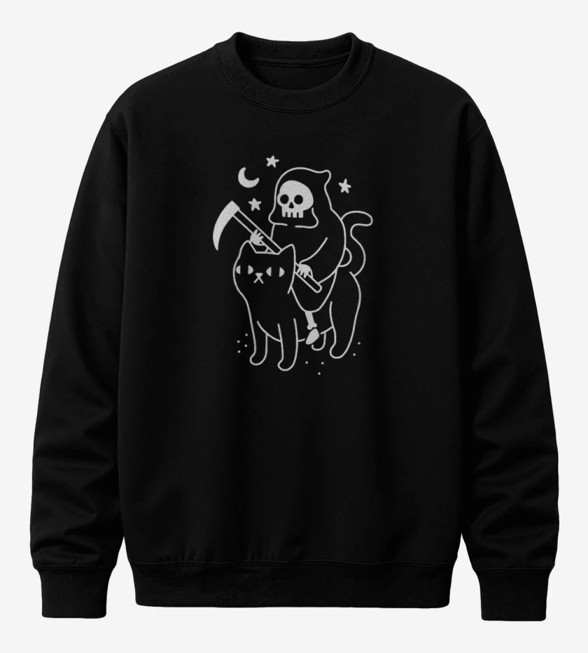 Poleron polo Gatito de la muerte