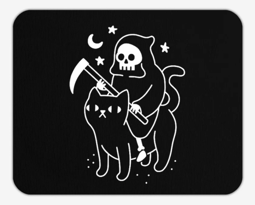 Mousepad Gatito de la muerte