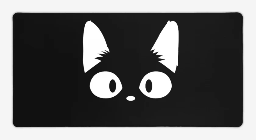 Mouse pad Gamer Negro de Gatit@