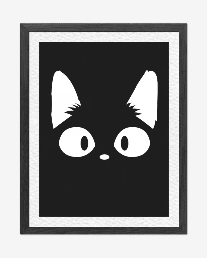 Cuadro decorativo Negro de Gatit@