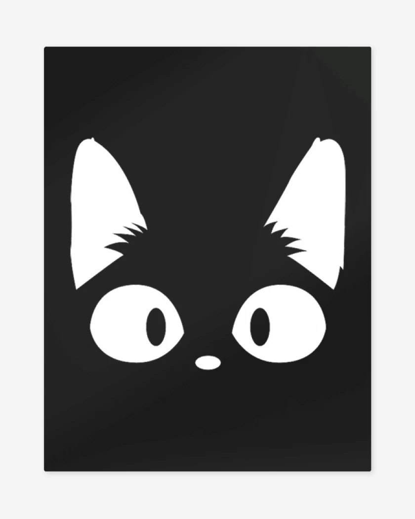 Print metalico Negro de Gatit@