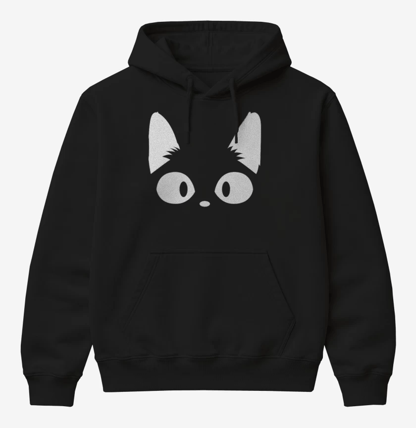 Poleron Canguro básico Negro de Gatit@