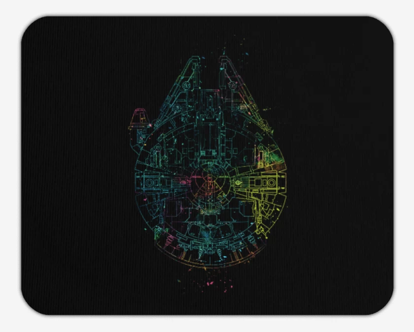 Mousepad Halcon milenario galactico