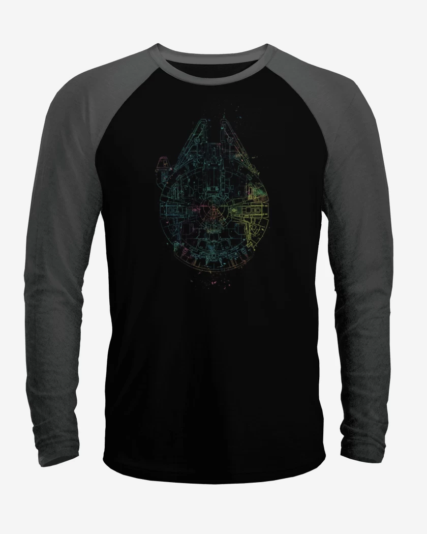 Polera Raglan Halcon milenario galactico