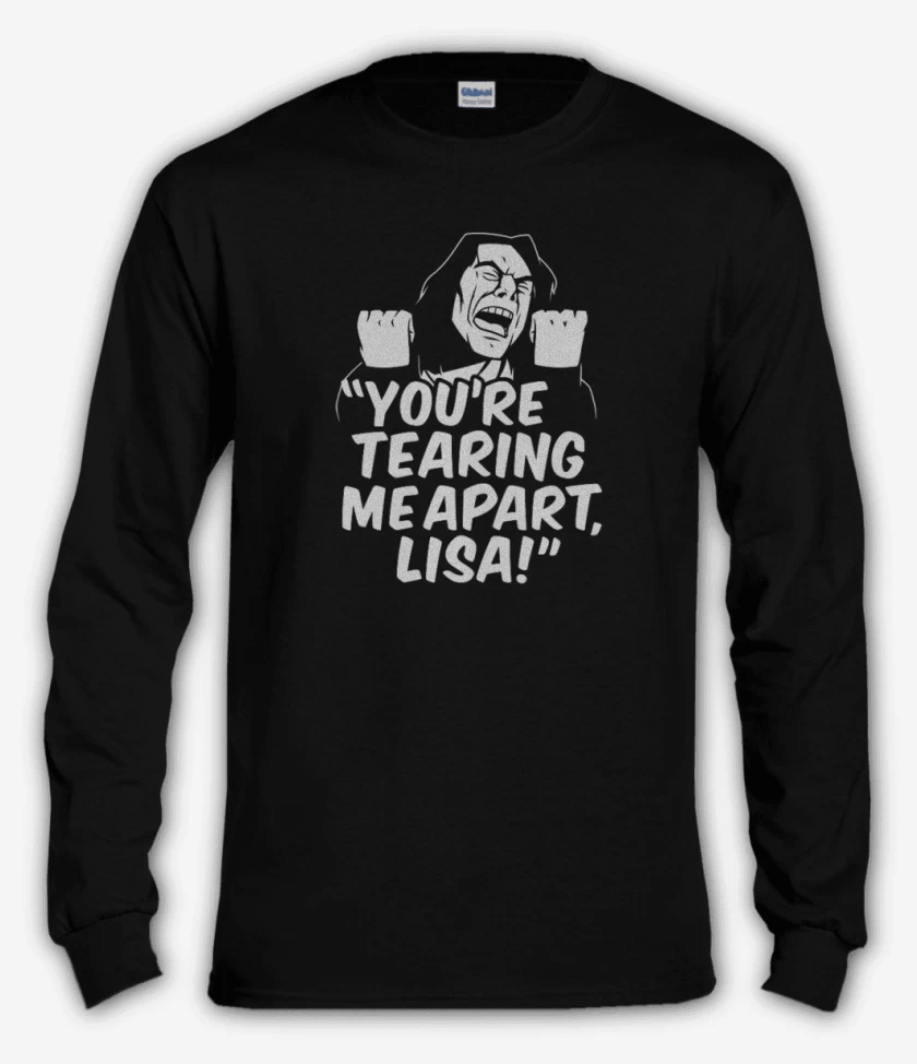 Polera manga larga Negro de The room
