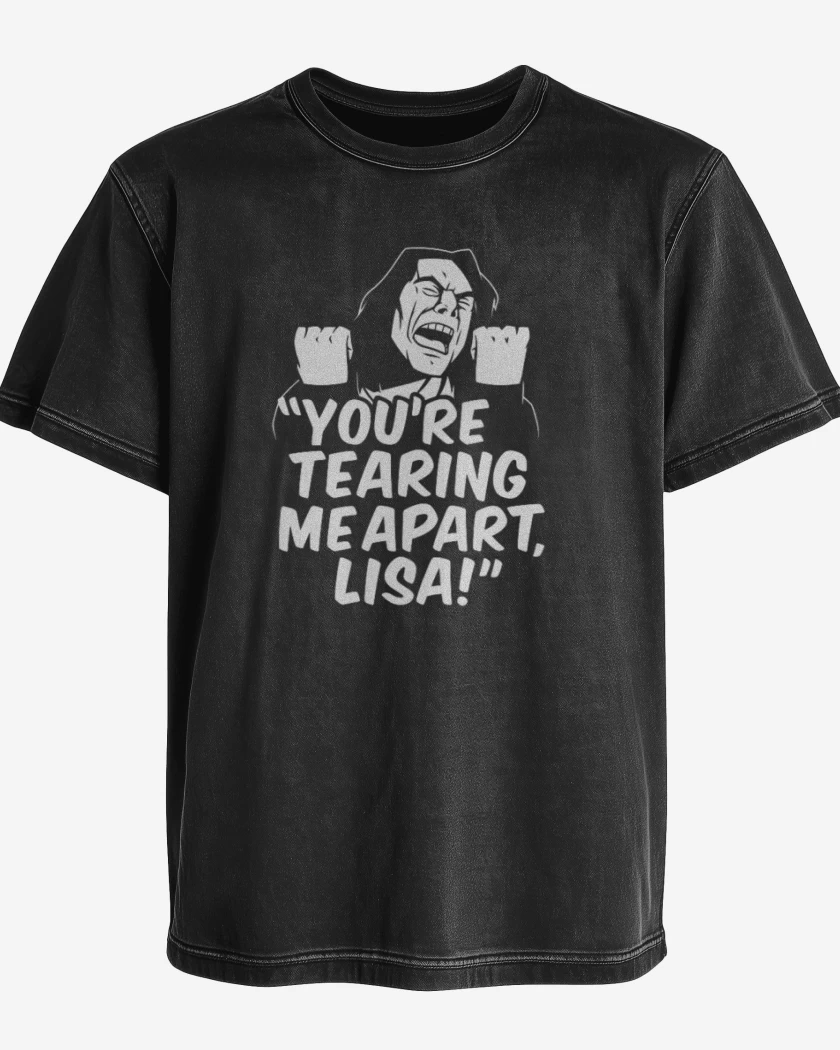 Polera desgastada Negro de The room