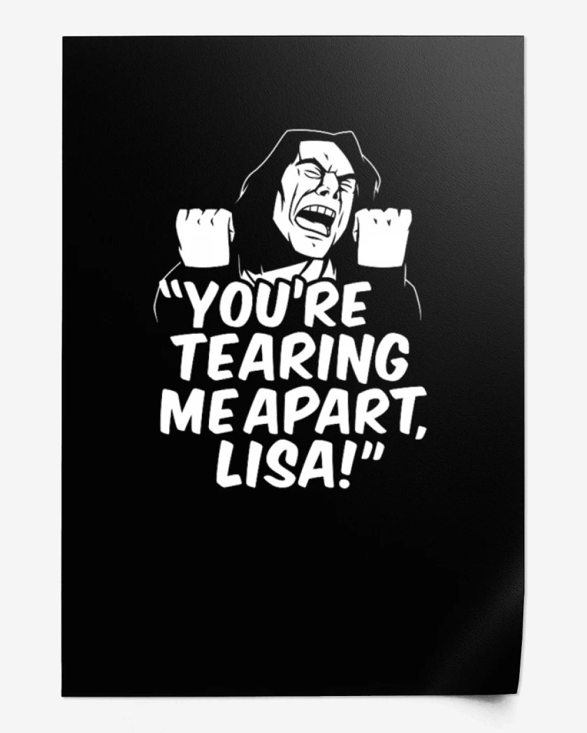 Print Negro de The room