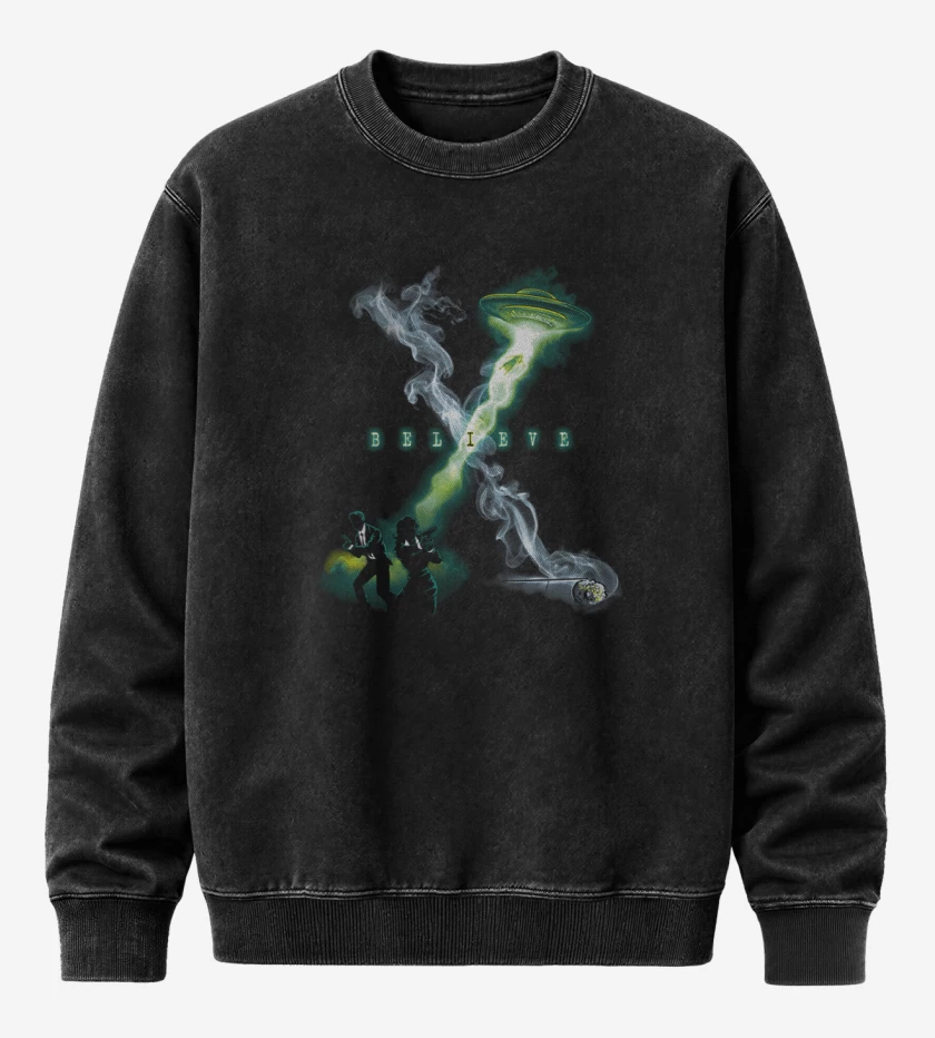 Poleron Polo Acid Wash Negro de Believe