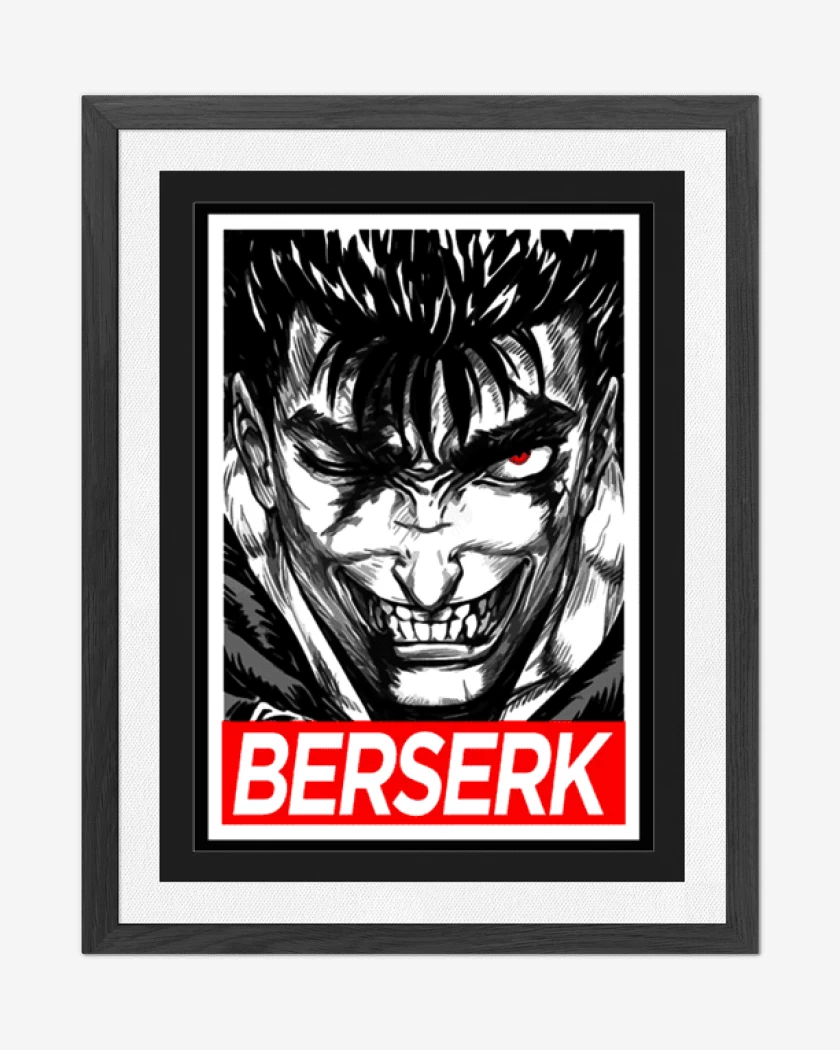 Cuadro decorativo Negro de Berserk