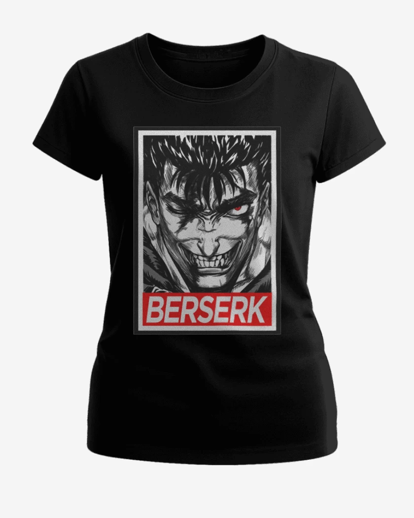 Polera de Mujer Negro de Berserk
