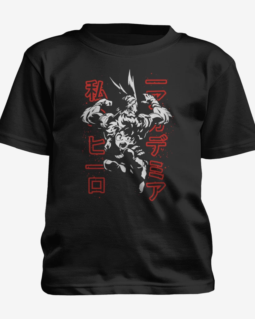 Polera de niño Negro de Boku no hero 2