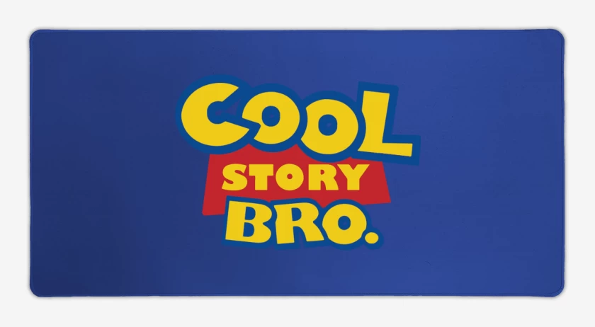 Mouse pad Gamer Azul Rey de Cool Story Bro