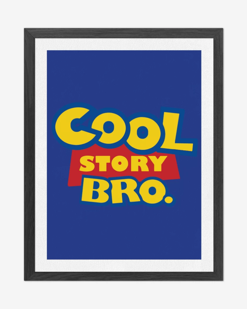 Cuadro decorativo Azul Rey de Cool Story Bro