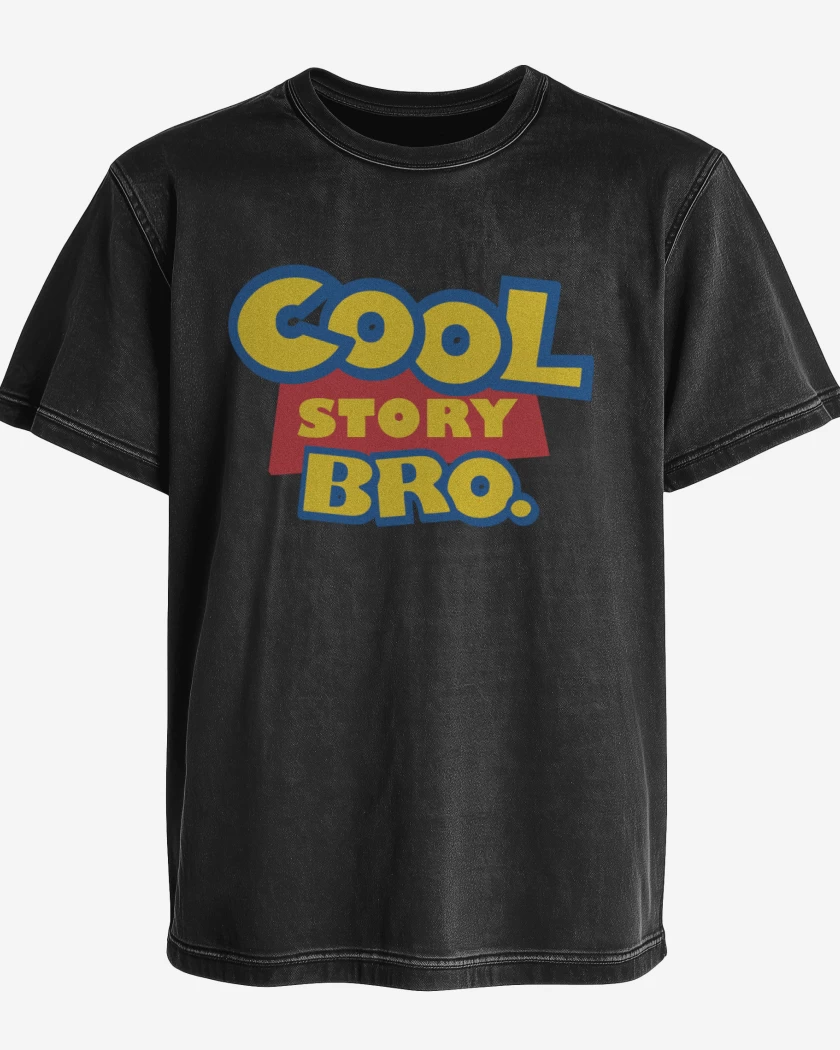 Polera desgastada Cool Story Bro