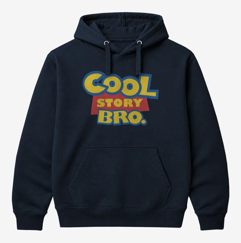 Polerón Canguro Azul Marino de Cool Story Bro