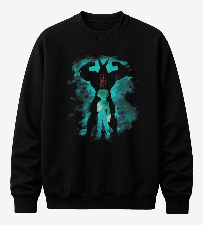 Poleron polo Negro de Boku no hero