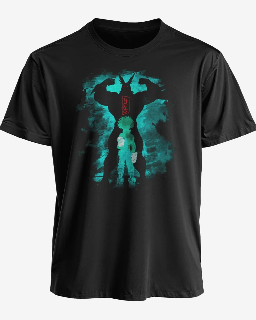 Polera premium Negro de Boku no hero