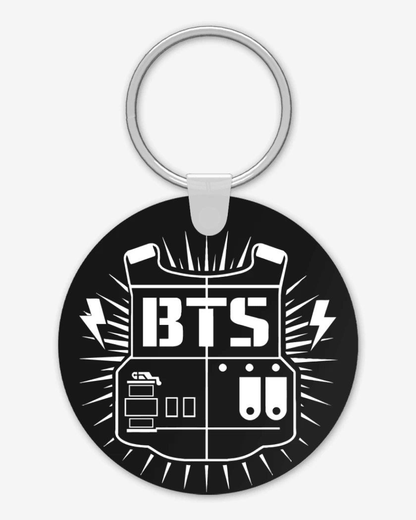 Llavero Negro de Bts