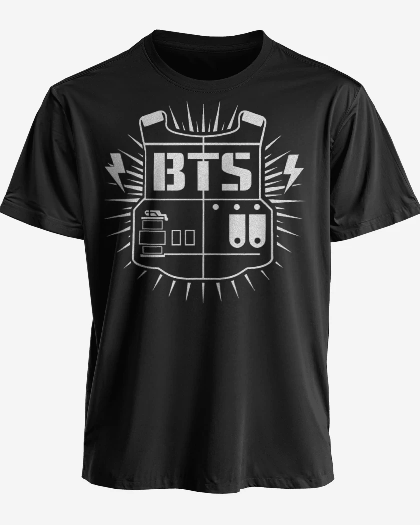 Polera premium Negro de Bts