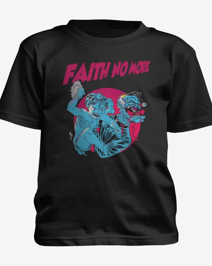 Polera de niño Negro de Faith No more