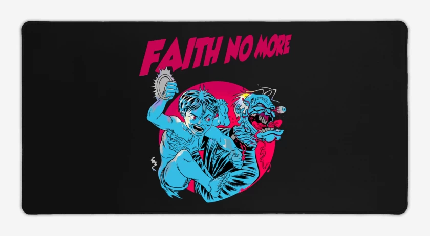 Mouse pad Gamer Negro de Faith No more