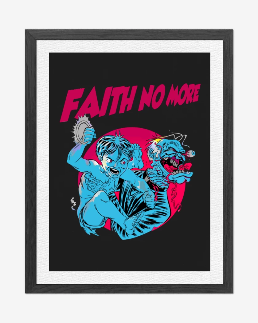 Cuadro decorativo Negro de Faith No more